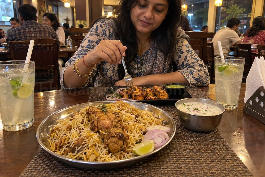 Order food she also likes - it sets the mood for the evening