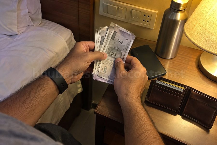 Pay in cash only when she is in front of you, never before